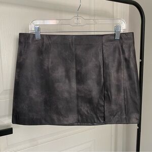 NWT H&M Faux Leather Mini Skirt